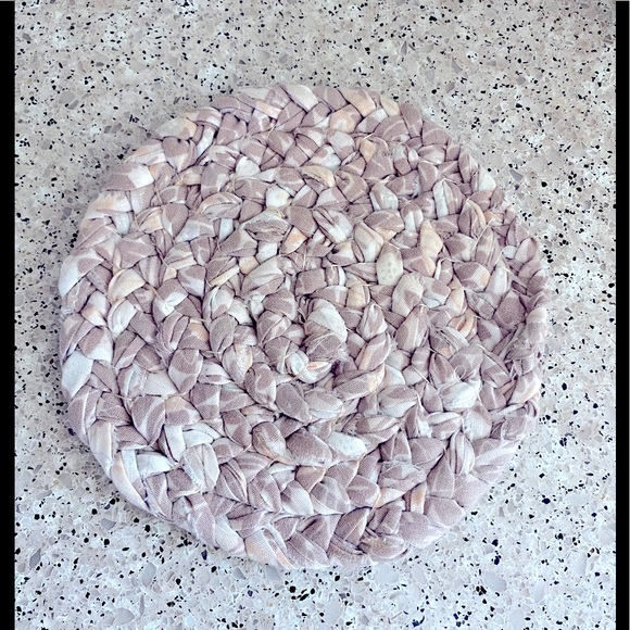 Vintage “Primitive” Braided Round Trivets Set of 3 - Picture 10 of 15